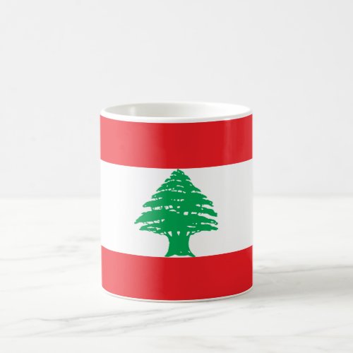 Patriotic Lebanon Flag Coffee Mug
