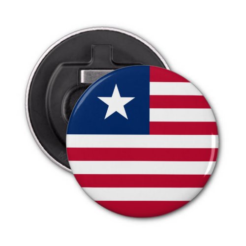 Patriotic Liberia Flag Bottle Opener