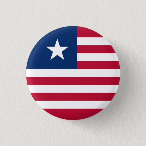 Patriotic Liberia Flag Button