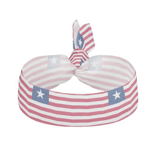 Patriotic Liberia Flag Elastic Hair Tie