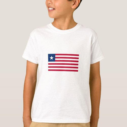 Patriotic Liberia Flag T_Shirt