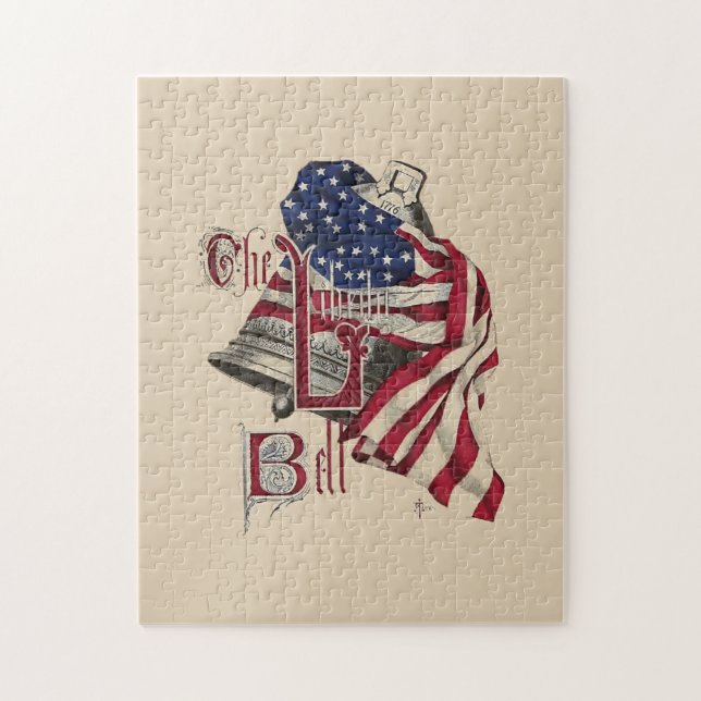 Patriotic Liberty Bell Jigsaw Puzzle (Vertical)