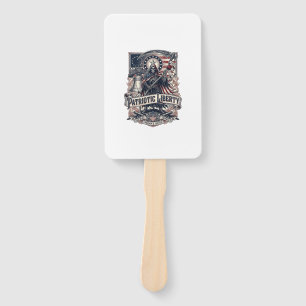 Patriotic Liberty Reaper Dark Patriot Skeleton & R Hand Fan