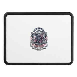 Patriotic Liberty Reaper Dark Patriot Skeleton & R Hitch Cover