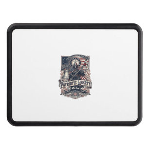 Patriotic Liberty Reaper Dark Patriot Skeleton & R Hitch Cover