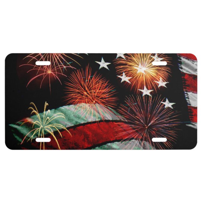 Patriotic License Plate (Front)