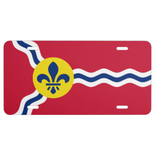 Patriotic license plate, Flag of St. Louis Plate
