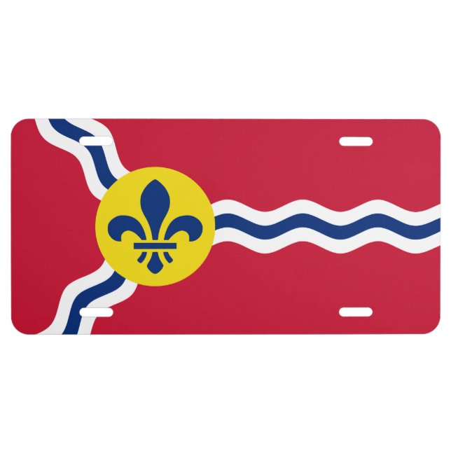 Patriotic license plate, Flag of St. Louis Plate (Front)