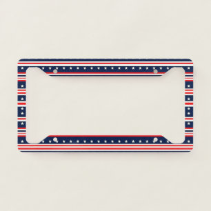 Patriotic License Plate Frame