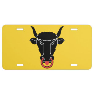 Patriotic license plate with Flag of Uri, Swiss