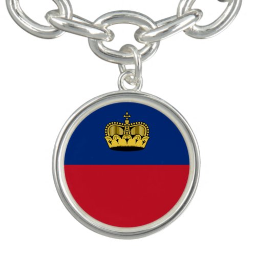 Patriotic Liechtenstein Flag Bracelet