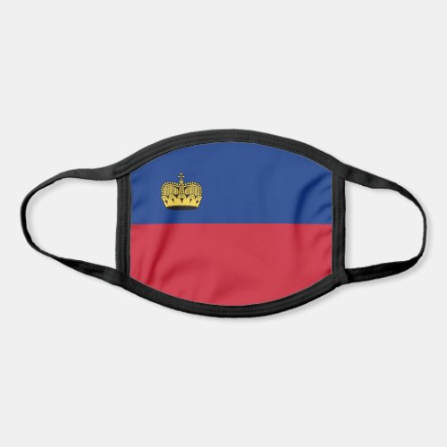Patriotic Liechtenstein Flag Face Mask