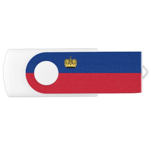 Patriotic Liechtenstein Flag Flash Drive