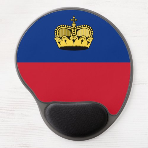 Patriotic Liechtenstein Flag Gel Mouse Pad