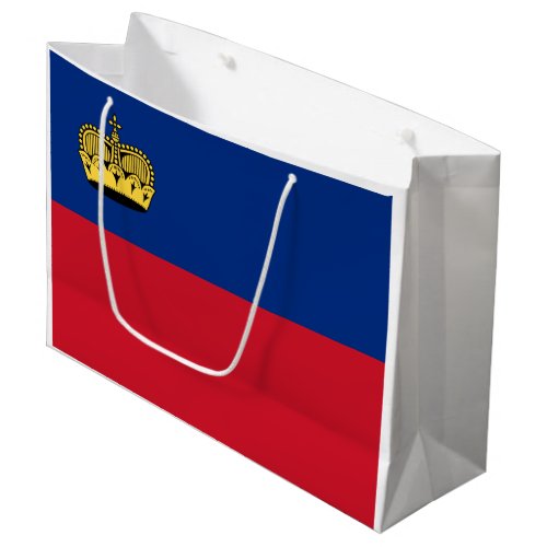 Patriotic Liechtenstein Flag Large Gift Bag