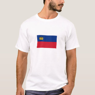 Patriotic Liechtenstein Flag T-Shirt