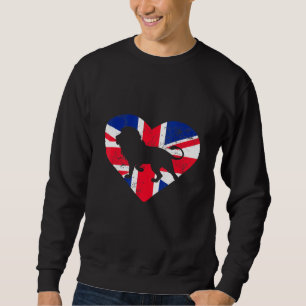 Patriotic Lion England Wales Scotland Britain Brit Sweatshirt