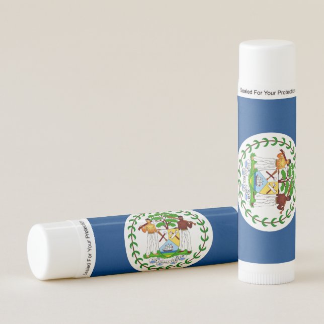 Patriotic Lip Balm flag of Belize (Front)