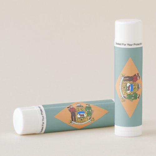 Patriotic Lip Balm flag of Delaware USA