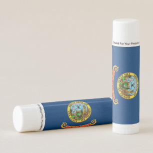 Patriotic Lip Balm flag of Idaho, USA