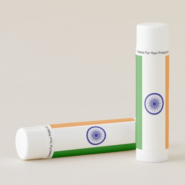 Patriotic Lip Balm flag of India (Front)