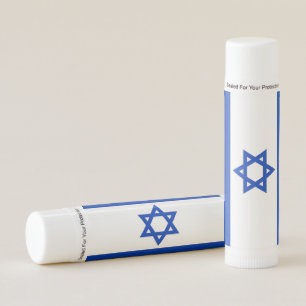 Patriotic Lip Balm flag of Israel