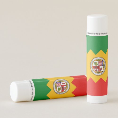 Patriotic Lip Balm flag of Los Angeles USA