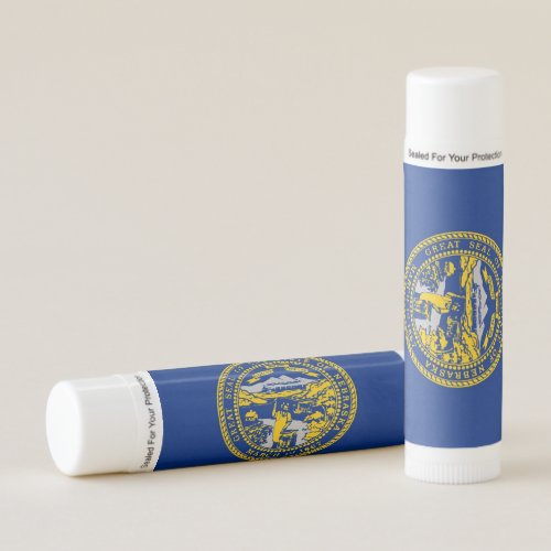 Patriotic Lip Balm flag of Nebraska USA