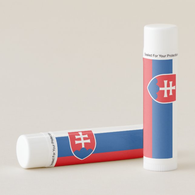 Patriotic Lip Balm flag of Slovakia (Front)