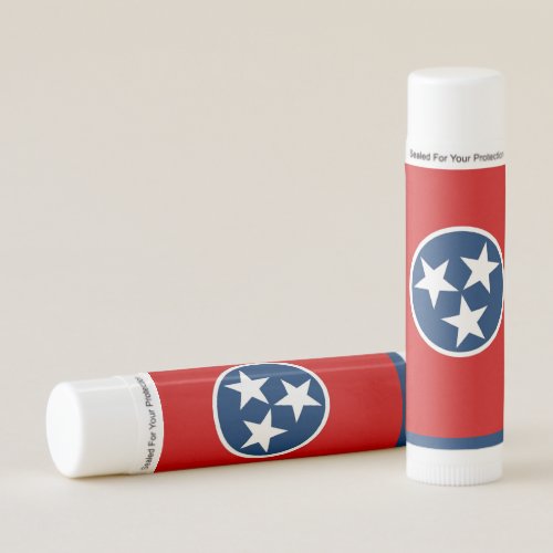 Patriotic Lip Balm flag of Tennessee USA