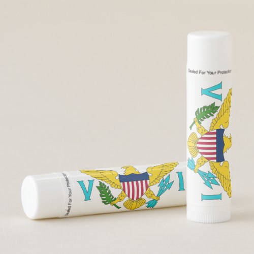 Patriotic Lip Balm flag of Virgin Islands USA