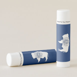 Patriotic Lip Balm flag of Wyoming, USA