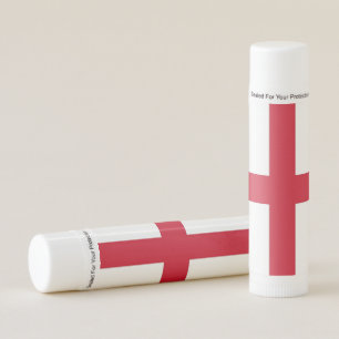 Patriotic Lip Balm with flag of England