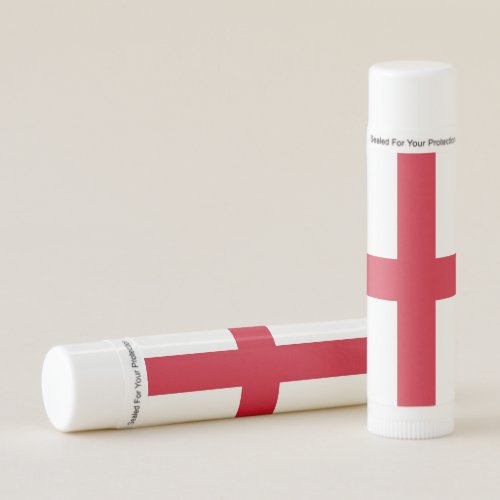 Patriotic Lip Balm with flag of England