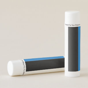 Patriotic Lip Balm with flag of Estonia