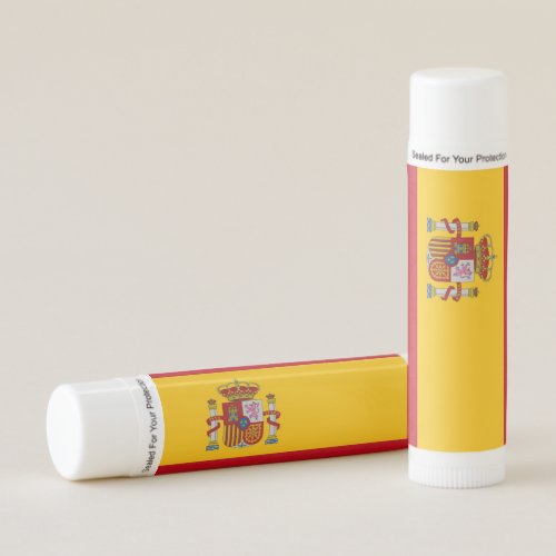 Patriotic Lip Balm with flag of Spain