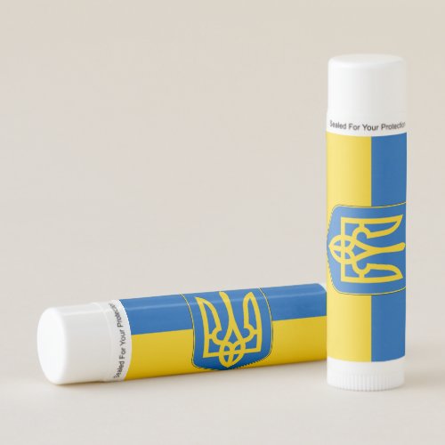 Patriotic Lip Balm with flag of Ukraine