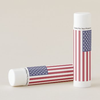 Patriotic Lip Balm With Flag Of Usa by AllFlags at Zazzle