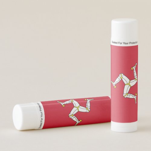 Patriotic Lip Balm with Isle of Man flag UK