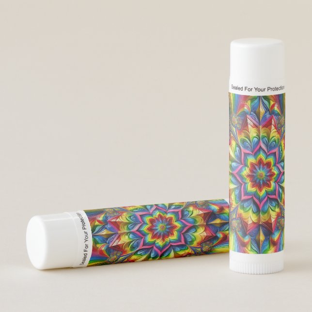 Patriotic Lip Balm with LGBTQ design (Front)
