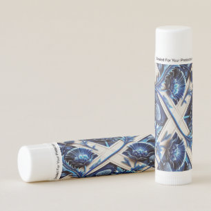 Patriotic Lip Balm with Scottish Thistles design