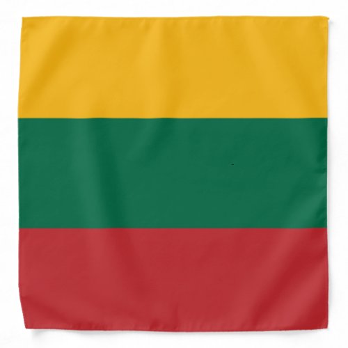 Patriotic Lithuania Flag Bandana