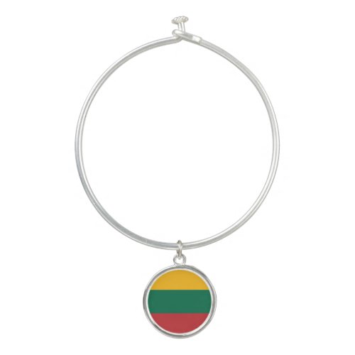 Patriotic Lithuania Flag Bangle Bracelet