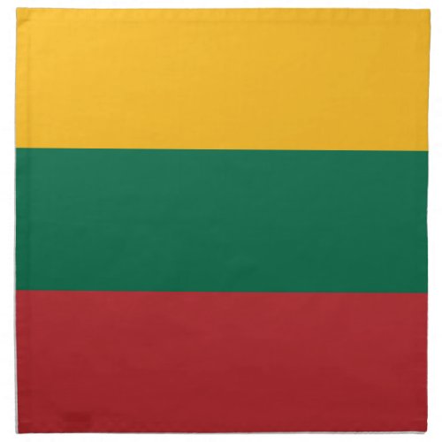 Patriotic Lithuania Flag Cloth Napkin