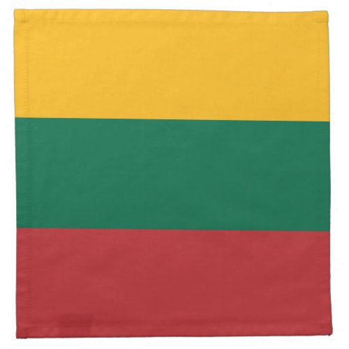 Patriotic Lithuania Flag Cloth Napkin