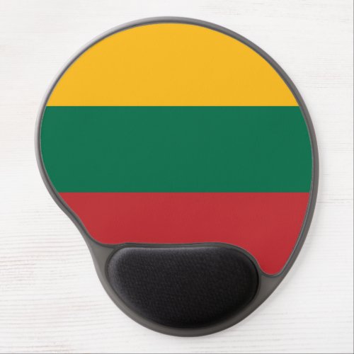 Patriotic Lithuania Flag Gel Mouse Pad