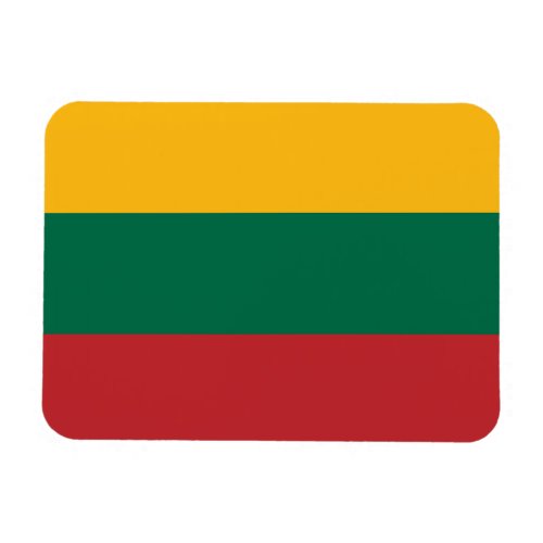 Patriotic Lithuania Flag Magnet