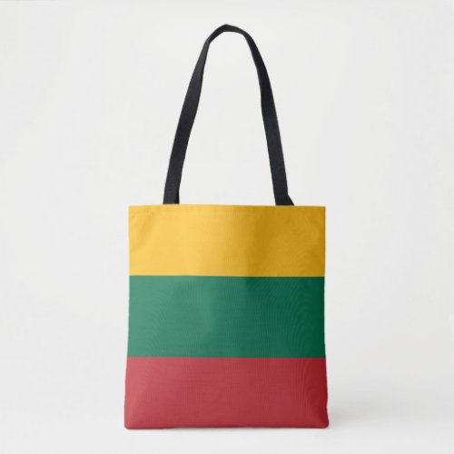 Patriotic Lithuania Flag Tote Bag