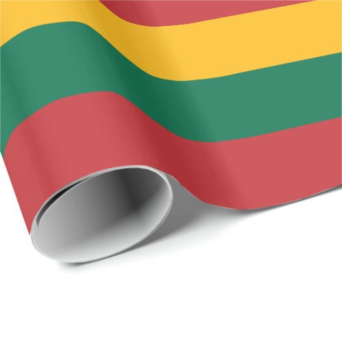 Patriotic Lithuania Flag Wrapping Paper