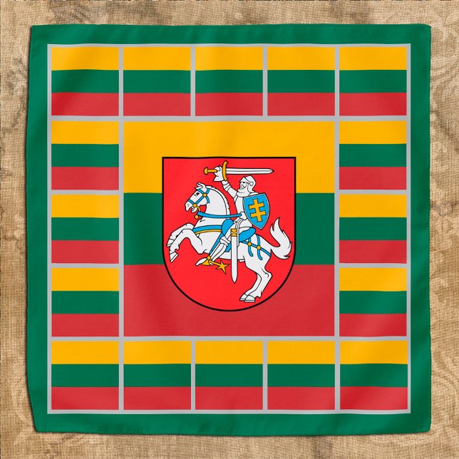 Patriotic Lithuanian Flag Bandana, Sport Lithuania Bandana (Creator Uploaded)